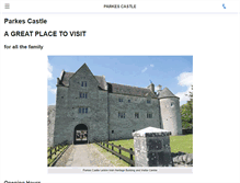 Tablet Screenshot of parkescastle.com